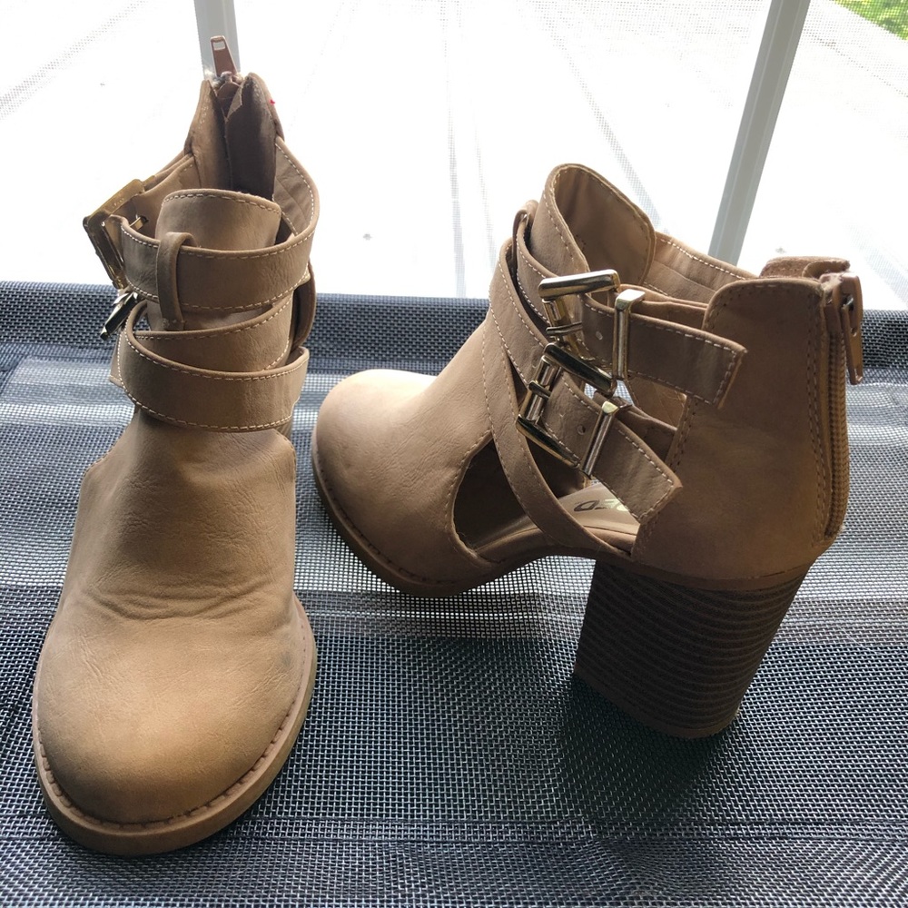 Tan Booties